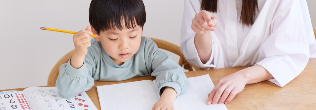 kid learning numbers in pre school tutoring service Vancouver