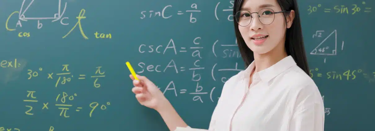 A female teacher give solution of math tutoring Richmond