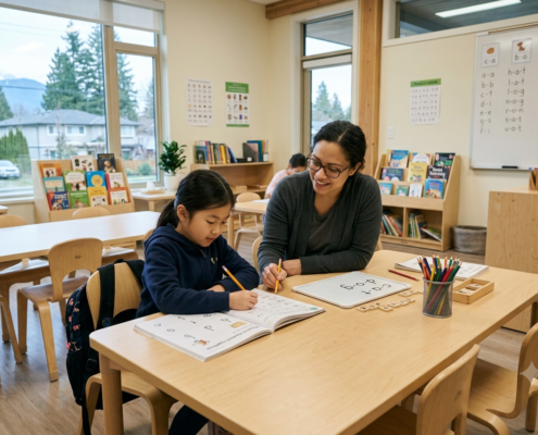 Phonics reading and spelling tutoring in Richmond.